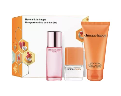 Clinique 3-Pc. Have A Little Happy Fragrance Set Perfume Spray, Body Cream Holiday 2022